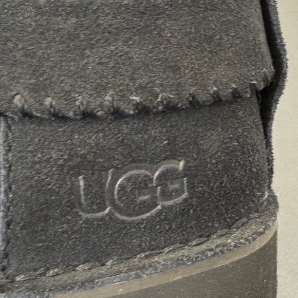 UGG MCKAY BLACK SUEDE ANKLE STRAP WOMEN'S BOOTS SIZE US 7 - Picture 3 of 15